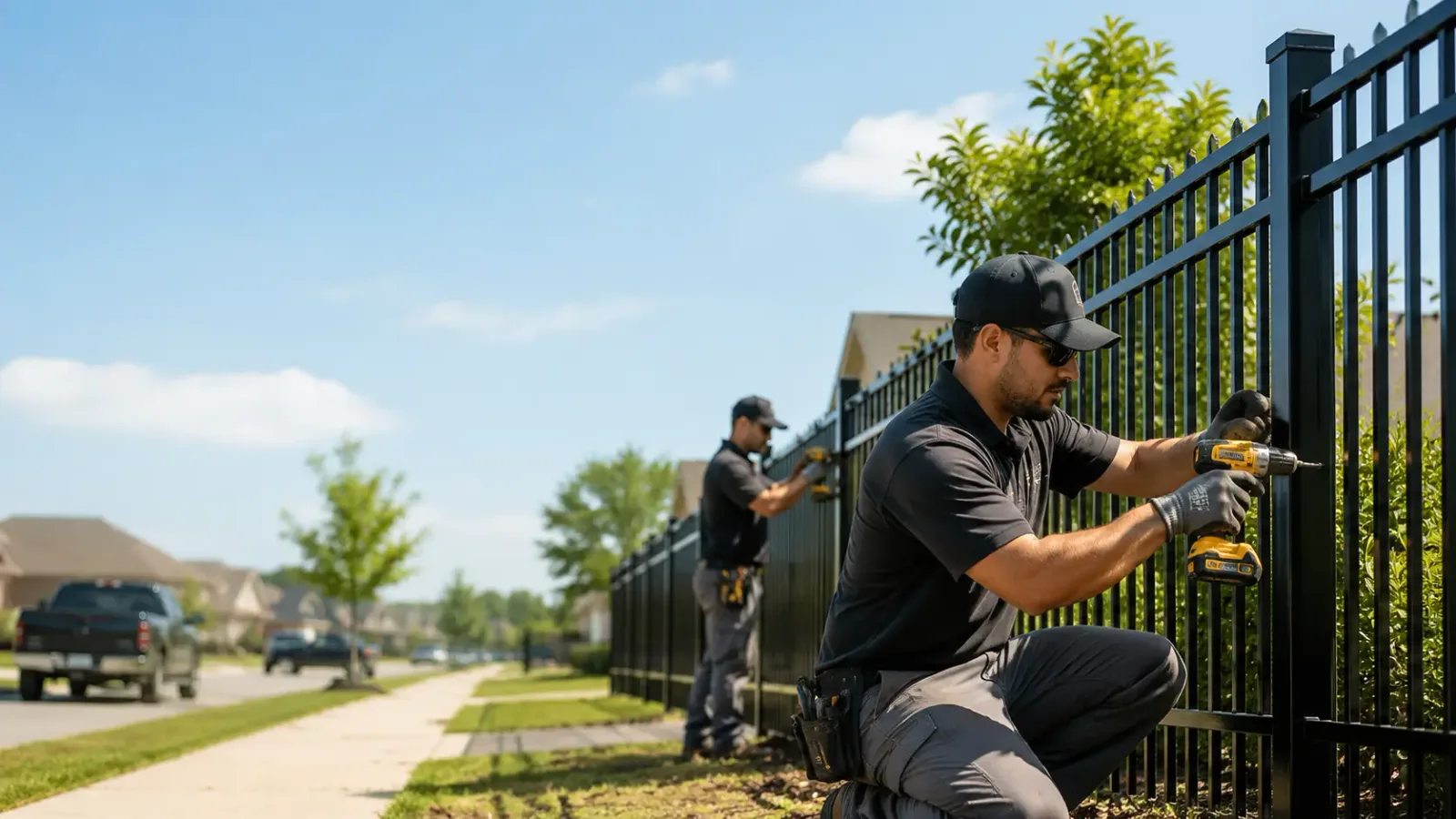 Metal Fence Installation in Brooklyn, MD